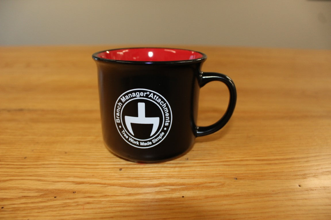 Large Black & Red Mug